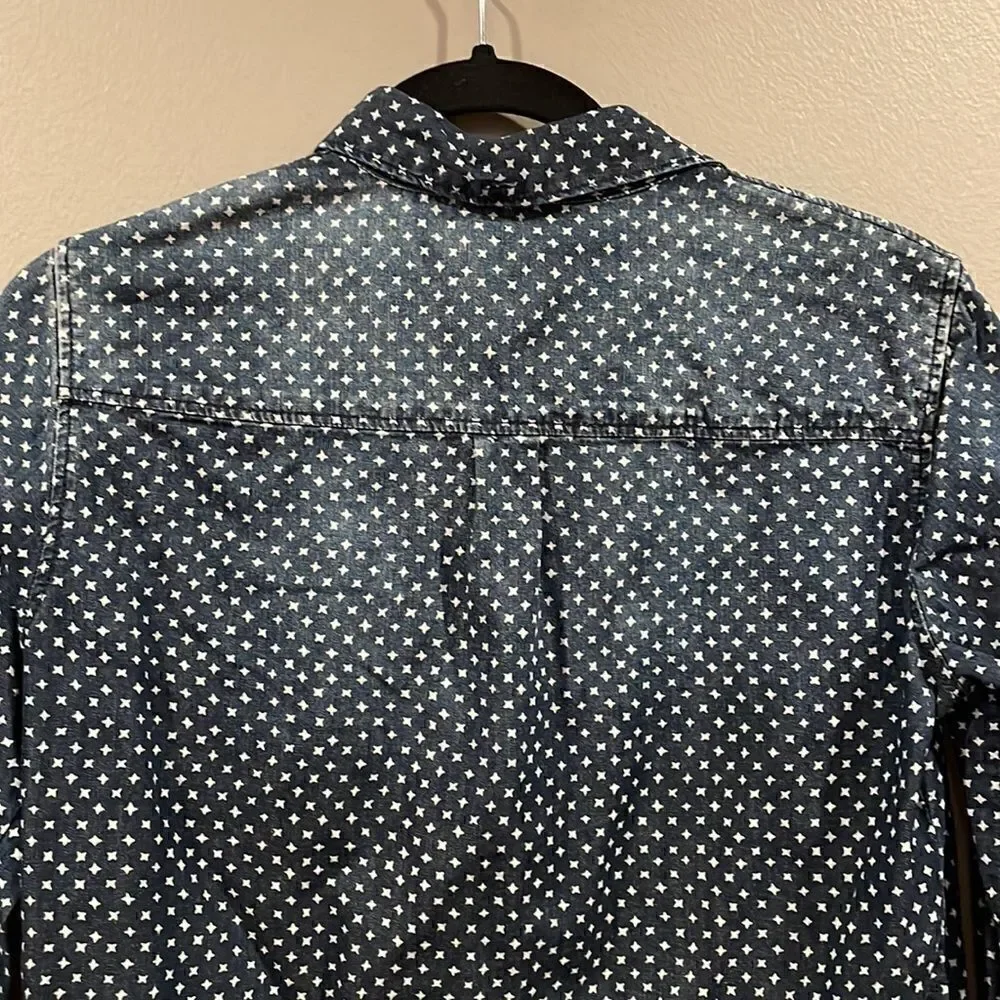 J. Crew ⭐️ Star Dark Denim Shirt 2